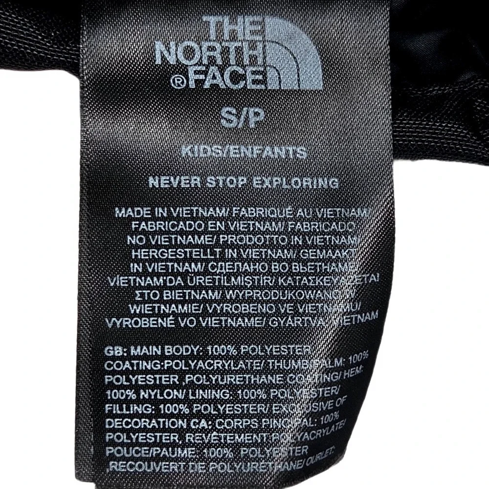 The North Face Montana Gorpcore Ski Gloves Kids S/P Pink DryVent Winter New